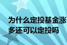为什么定投基金涨了收益却少了 基金涨了很多还可以定投吗