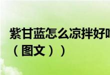 紫甘蓝怎么凉拌好吃的视频（紫甘蓝怎么凉拌（图文））