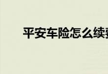 平安车险怎么续费 车险到了怎样续费
