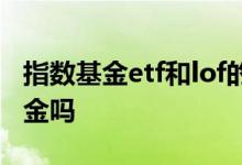 指数基金etf和lof的区别 etf和lof属于指数基金吗