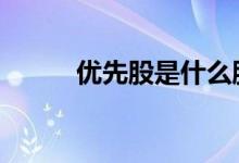 优先股是什么股票 优先股是什么