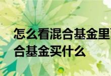 怎么看混合基金里面买了什么内容 怎么看混合基金买什么