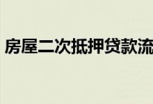 房屋二次抵押贷款流程（房屋二次抵押贷款）