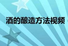 酒的酿造方法视频（酒的酿造方法有几种）