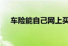 车险能自己网上买 车险能自己网上买吗