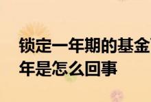 锁定一年期的基金可以定投吗 基金锁定期一年是怎么回事