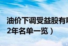 油价下调受益股有哪些（油价下调概念股2022年名单一览）