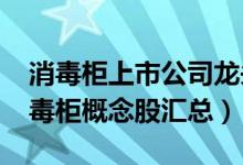 消毒柜上市公司龙头股有哪些（（2022年消毒柜概念股汇总））