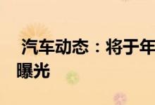  汽车动态：将于年内发布柯迪亚克GT申报图曝光 