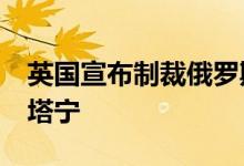 英国宣布制裁俄罗斯金融寡头弗拉基米尔·波塔宁
