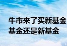 牛市来了买新基金还是老基金 牛市来了买老基金还是新基金