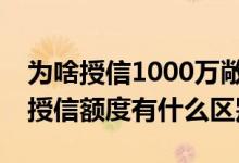 为啥授信1000万敞口额度800万 敞口额度和授信额度有什么区别