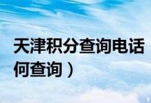 天津积分查询电话（天津银行信用卡的积分如何查询）