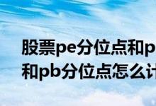股票pe分位点和pb分位点如何查询 股票pe和pb分位点怎么计算