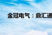 金冠电气：鼎汇通拟减持不超过3%股份