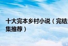十大完本乡村小说（完结乡村小说排行榜好看的乡村小说合集推荐）
