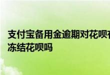 支付宝备用金逾期对花呗有影响吗 支付宝备用金逾期一天会冻结花呗吗