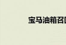 宝马油箱召回 要不要去检测 