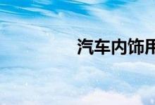  汽车内饰用酒精擦过泛白 