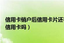 信用卡销户后信用卡片还有用吗（信用卡销户后还可以再办信用卡吗）