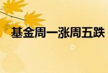 基金周一涨周五跌 基金周五买还是周一买