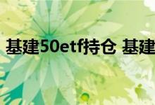 基建50etf持仓 基建50etf购买要收印花税吗