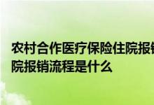 农村合作医疗保险住院报销比例是多少 农村合作医疗保险住院报销流程是什么 