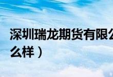 深圳瑞龙期货有限公司董事（深圳瑞龙期货怎么样）