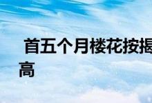 首五个月楼花按揭注册破4,000宗 创纪录新高 