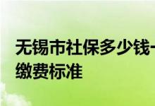 无锡市社保多少钱一个月 2022年无锡市社保缴费标准 