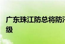 广东珠江防总将防汛防台风应急响应提升至Ⅲ级