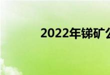 2022年锑矿公司上市龙头大全