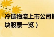 冷链物流上市公司概念股有哪些（冷链物流板块股票一览）