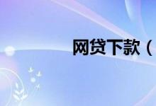 网贷下款（下款快的网贷）
