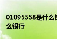 01095558是什么银行电话 010955668是什么银行