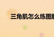 三角肌怎么练图解法（三角肌怎么练）