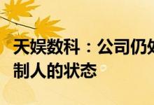 天娱数科：公司仍处于无控股股东、无实际控制人的状态