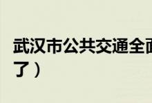 武汉市公共交通全面恢复（市民出门乘车方便了）