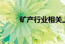 矿产行业相关上市公司有哪些（）