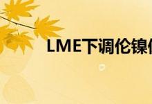 LME下调伦镍保证金至5675美元