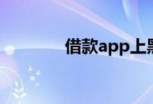借款app上黑榜（借款app）