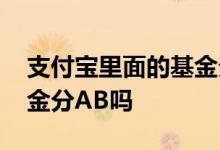 支付宝里面的基金分红方式 支付宝里面的基金分AB吗