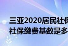 三亚2020居民社保缴费时间 2022年三亚市社保缴费基数是多少 