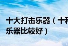 十大打击乐器（十种常见打击乐器学哪种打击乐器比较好）