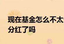 现在基金怎么不太分红 基金不持仓了就没有分红了吗