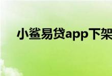 小鲨易贷app下架怎么还款（小鲨易贷）