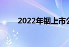 2022年铟上市公司龙头股票有哪些