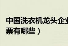中国洗衣机龙头企业一览（中国洗衣机板块股票有哪些）