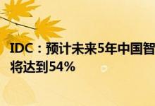 IDC：预计未来5年中国智能决策解决方案市场的复合增长率将达到54%