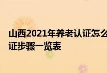 山西2021年养老认证怎么认证 2022年山西养老保险年检认证步骤一览表 